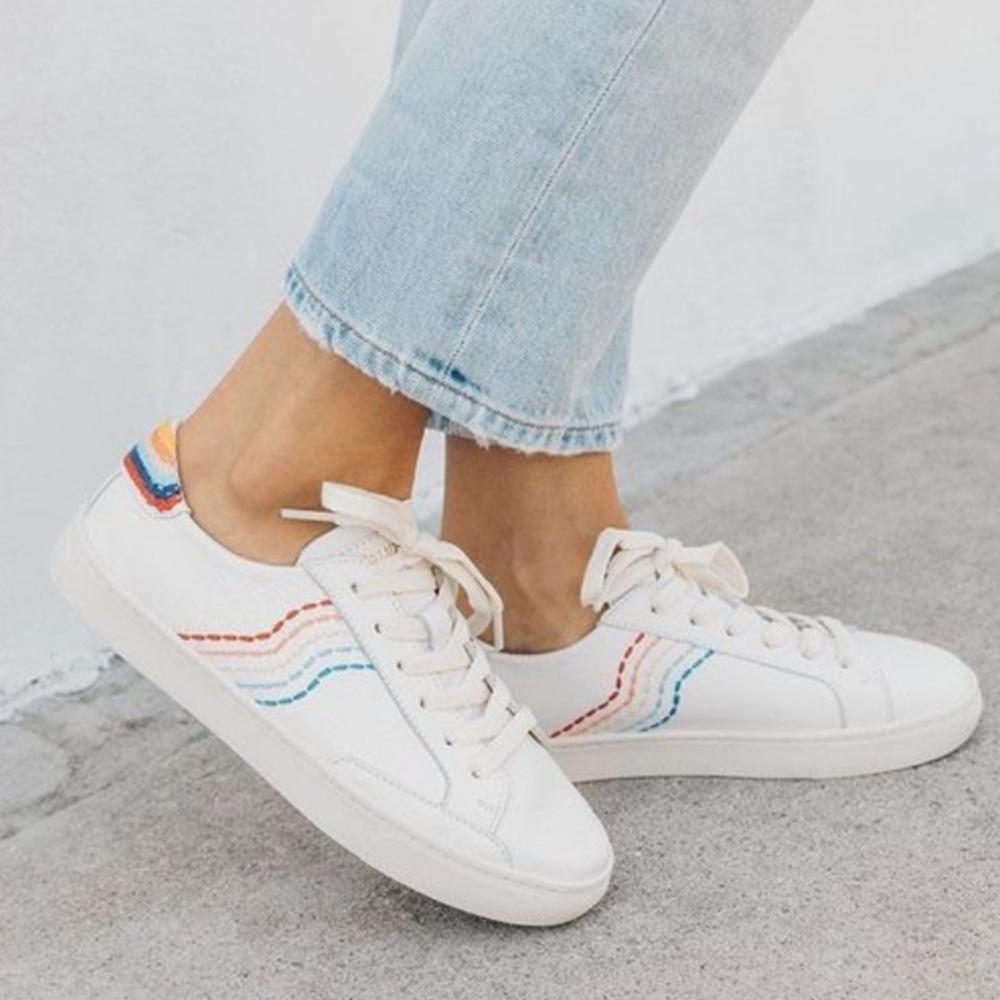 Soludos Retro Stripe Sneaker